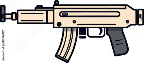 Submachine Gun Silenced SMG PNG