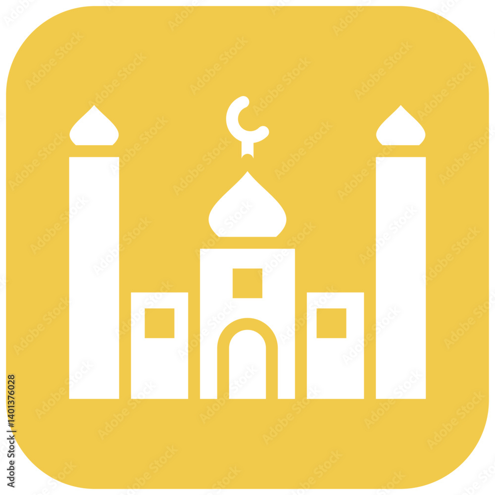 Obraz premium Mosque Icon