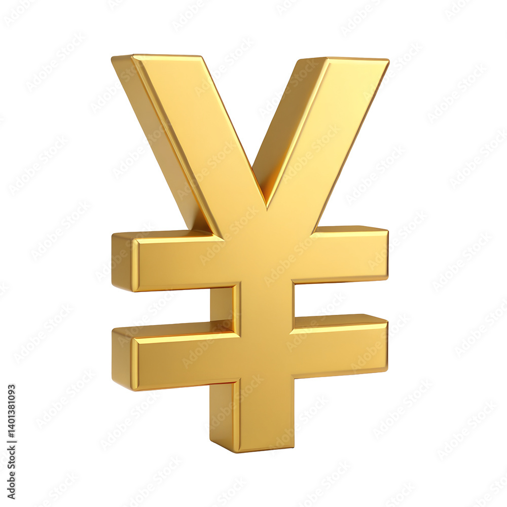 Shiny Golden Yen Symbol 3D Render Perfect for financial banking and economic concepts High resolution image ideal for websites presentations or marketing materials Shiny Golden Yen Symbol 3D Render Perfect for financial banking and economic concepts High resolution image ideal for websites presentations or marketing materials
