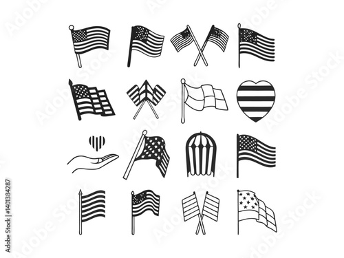 Silhouettes of American Soldiers Raising the Flag. Powerful black and white silhouettes of soldiers raising the American flag, evoking a sense of patriotism and pride.