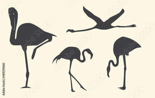Flamingo Silhouettes