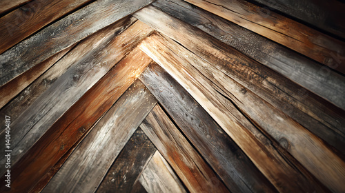 Reclaimed wood decorative background with a mix of light and dark tones, distressed, reclaimed wood, wood texture, vintage, antique. Solar-Charged. Illustration