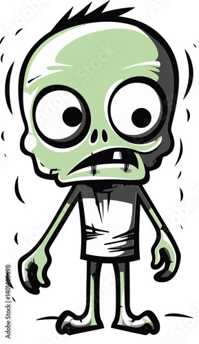 Scary Zombie Horror Zombie Eyes Design PNG