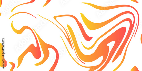 Orange Liquefy wallpaper art design and digital marbled texture. Splash of paint with Colorful liquid isolated on transparent background. Colorful liquid. mixing oil paint texture. 