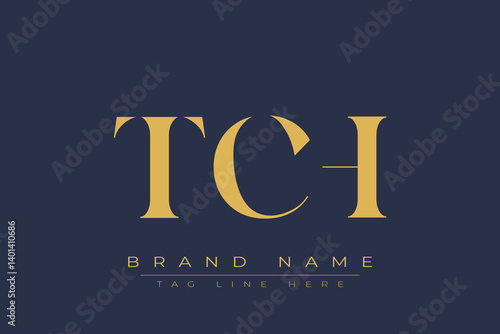 Photos TCH abstract letter logo design