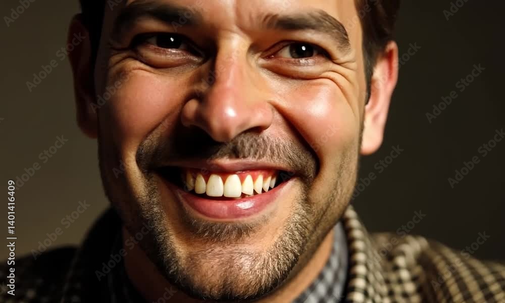 Smiling Man Portrait: Happy, Handsome, and Confident Smiling Man Portrait: Happy, Handsome, and Confident
