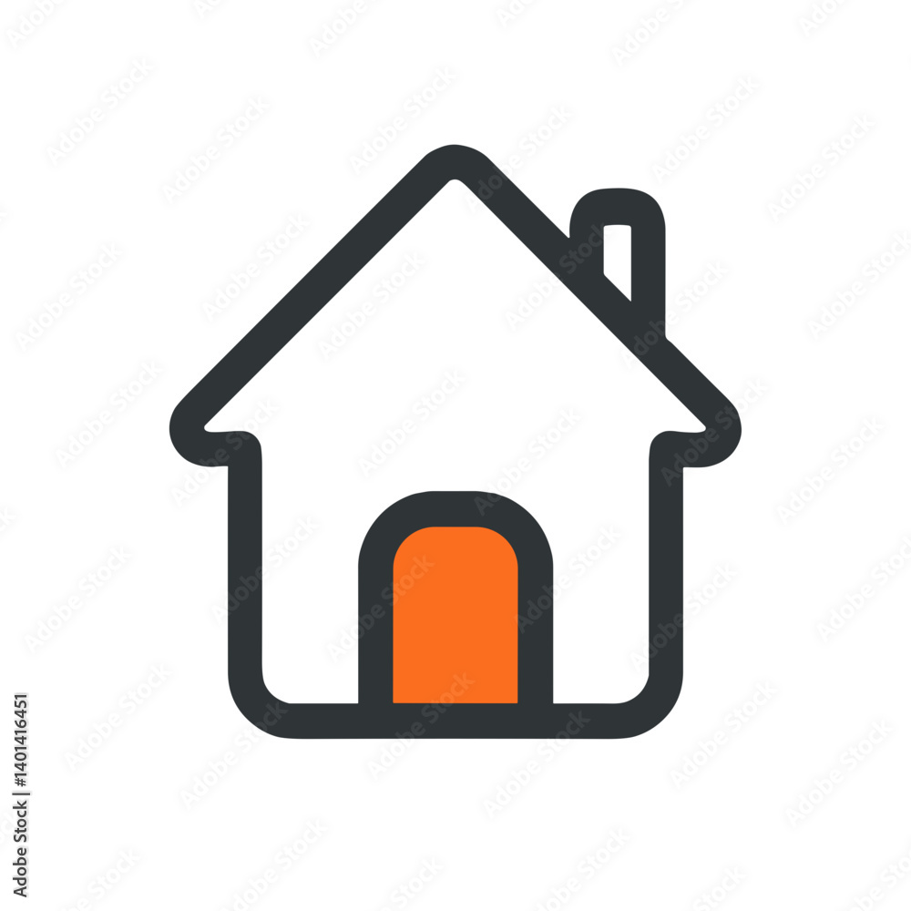 Home Icon Symbolizing Comfort and Belonging Home Icon Symbolizing Comfort and Belonging
