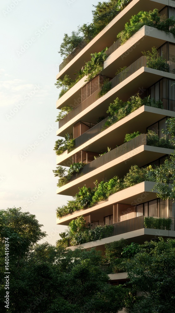 Serene Oasis: Contemporary Residential Complex with Green Spaces and Premium Amenities