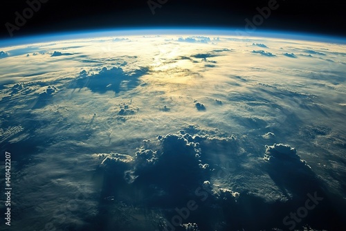 Wallpaper Mural aerial view of the earth from space Torontodigital.ca