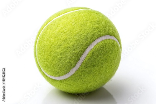 Tennis ball high resolution photography on White background. 