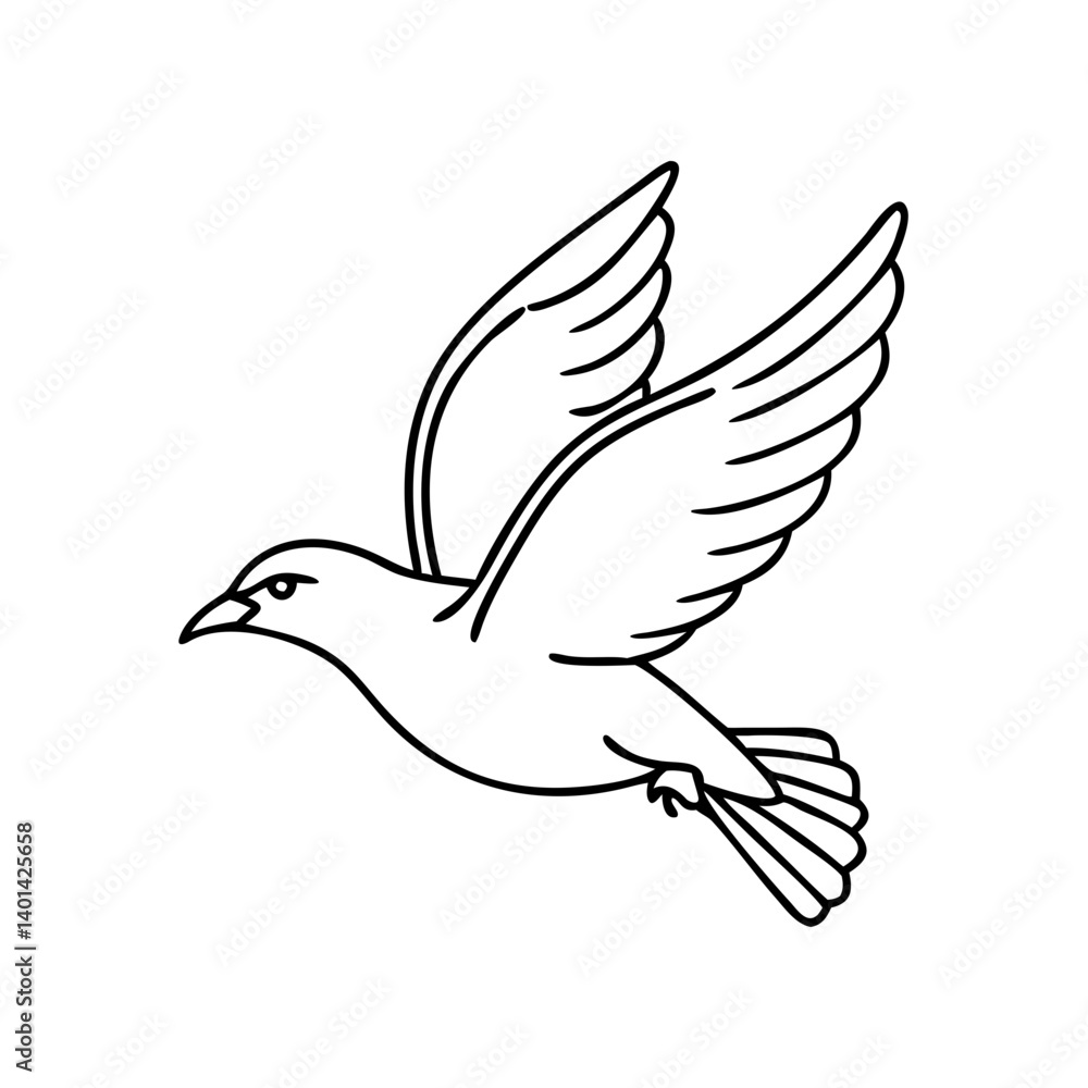 bird in flight icon, bird in flight line art - simple line art of bird in flight, perfect for bird in flight logos and icons bird in flight icon, bird in flight line art - simple line art of bird in flight, perfect for bird in flight logos and icons