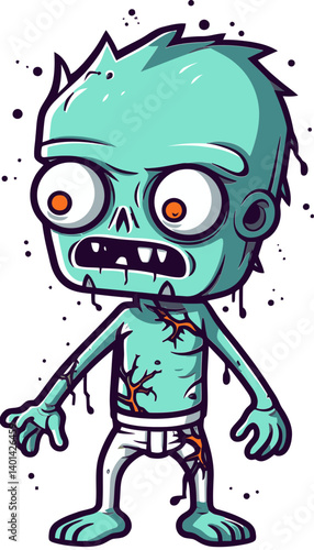 Horror Zombie with Mutilated Hand PNG Undead Zombie with Missing Leg SVG