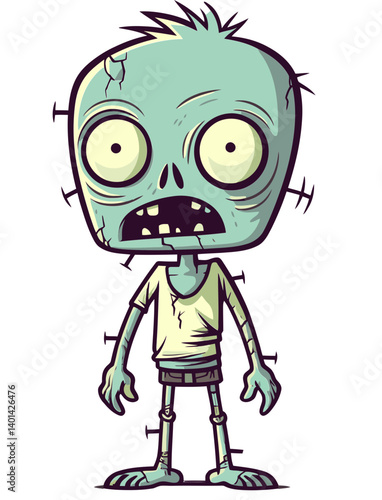 Zombie with Staggering Walk Walking Zombie with Dried Blood PNG
