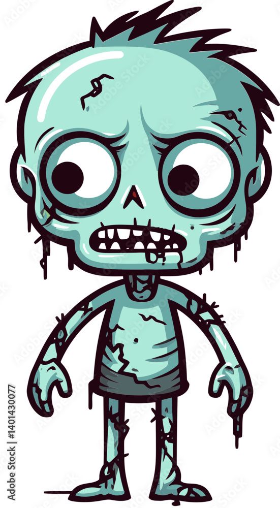 Horror Zombie with Crushed Skull Walking Zombie with Deformed Hands SVG Horror Zombie with Crushed Skull Walking Zombie with Deformed Hands SVG