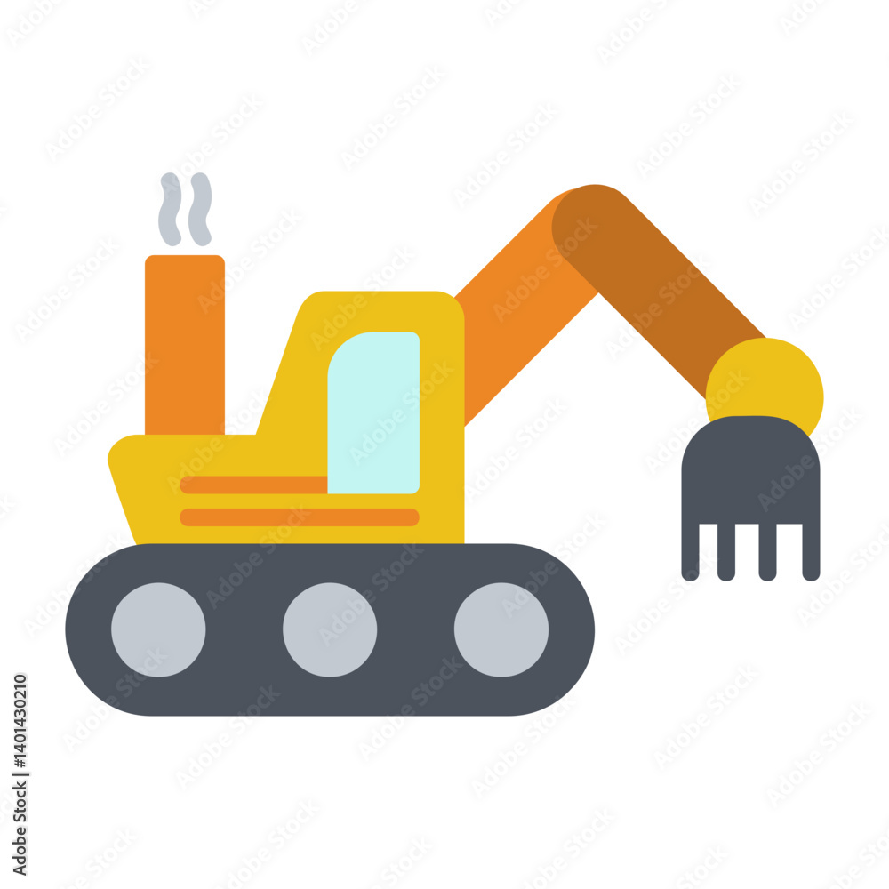 Construction Equipment Icon Construction Equipment Icon