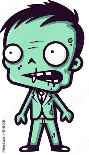 Zombie with Unkempt Hair Undead Zombie with Dried Blood PNG