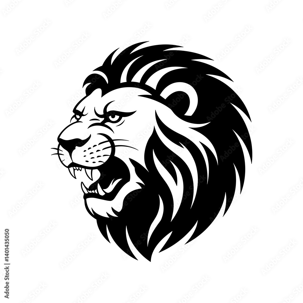 Tiger head vector logo design, face for retro logos, emblems, badges, labels, icon template and tshirt vintage design element. Isolated on white background black color Tiger head vector logo design, face for retro logos, emblems, badges, labels, icon template and tshirt vintage design element. Isolated on white background black color