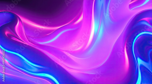 Wallpaper Mural Abstract glow purple background. Whimsical shiny texture. Torontodigital.ca
