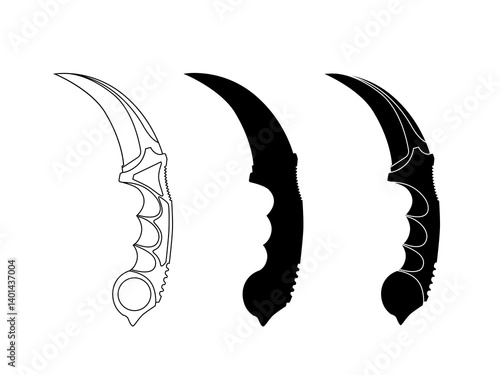 Karambit Knife set