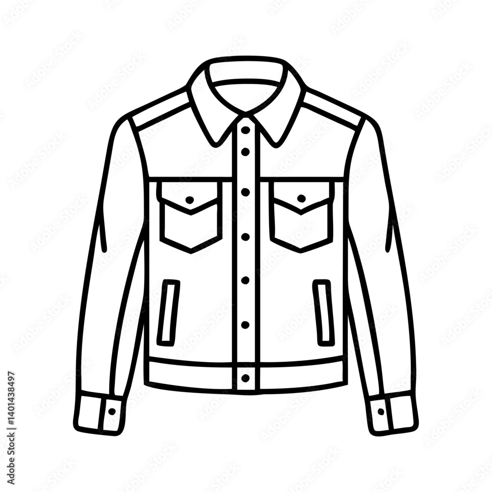 faded denim jacket icon, faded denim jacket line art - simple line art of faded denim jacket, perfect for faded denim jacket logos and icons faded denim jacket icon, faded denim jacket line art - simple line art of faded denim jacket, perfect for faded denim jacket logos and icons