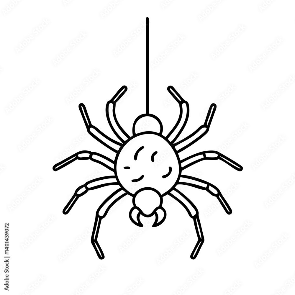fake spider icon, fake spider line art - simple line art of fake spider, perfect for fake spider logos and icons fake spider icon, fake spider line art - simple line art of fake spider, perfect for fake spider logos and icons