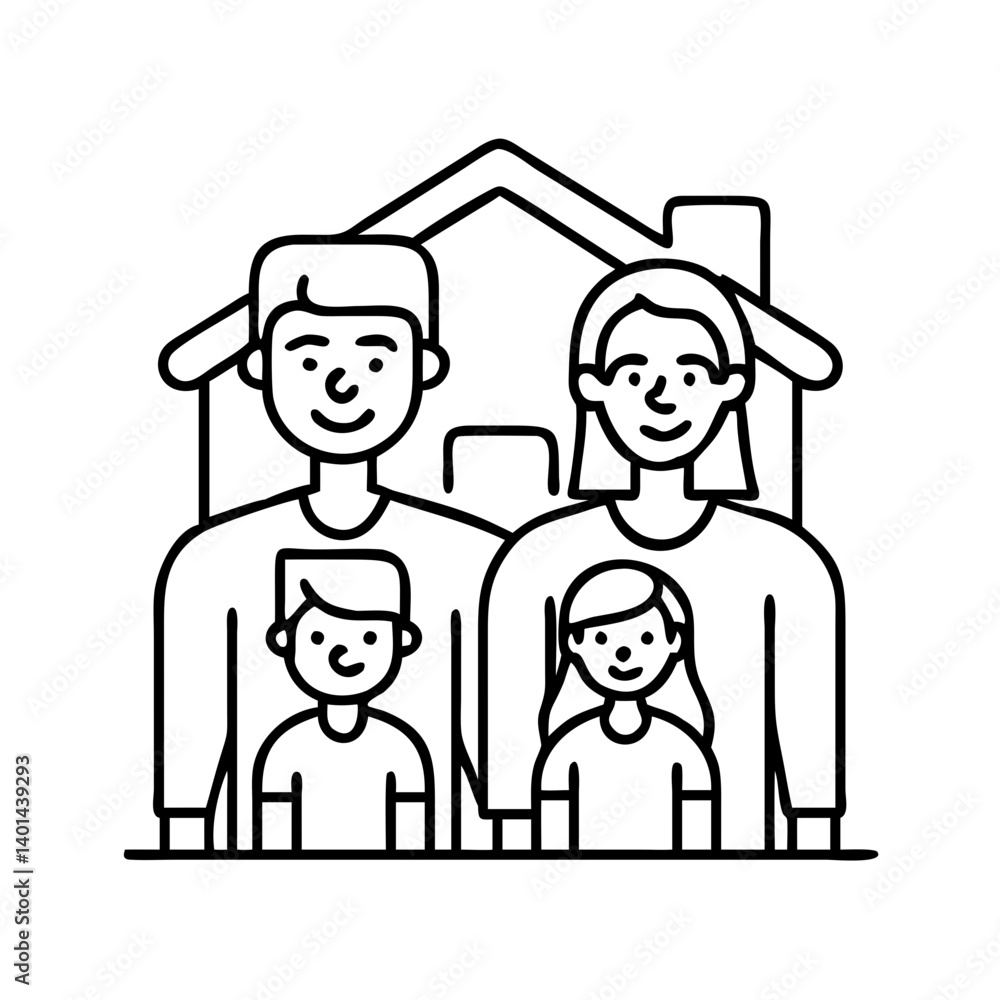 family friendly community icon, family friendly community line art - simple line art of family friendly community, perfect for family friendly community logos and icons family friendly community icon, family friendly community line art - simple line art of family friendly community, perfect for family friendly community logos and icons