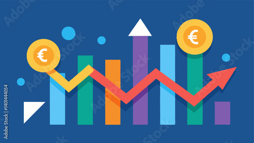 Market Trends A graphic depicting upward and downward arrows interspersed with digital coin icons symbolizing market fluctuations in the cryptocurrency trading landscape.