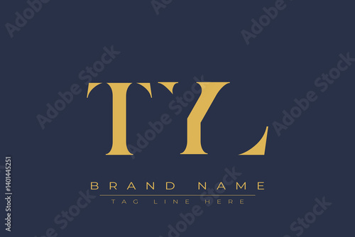 TYL abstract letter logo design. This logo is designed by three abstract letters.