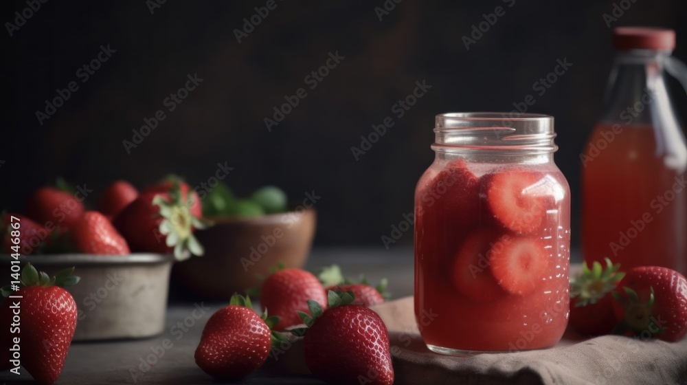 Red beverage bottles still life food photography Red beverage bottles still life food photography