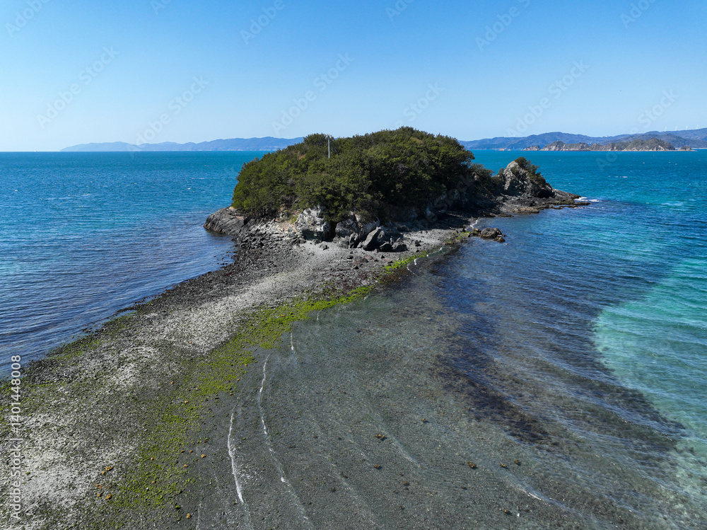 愛媛県八幡浜市 ねずみ島の風景