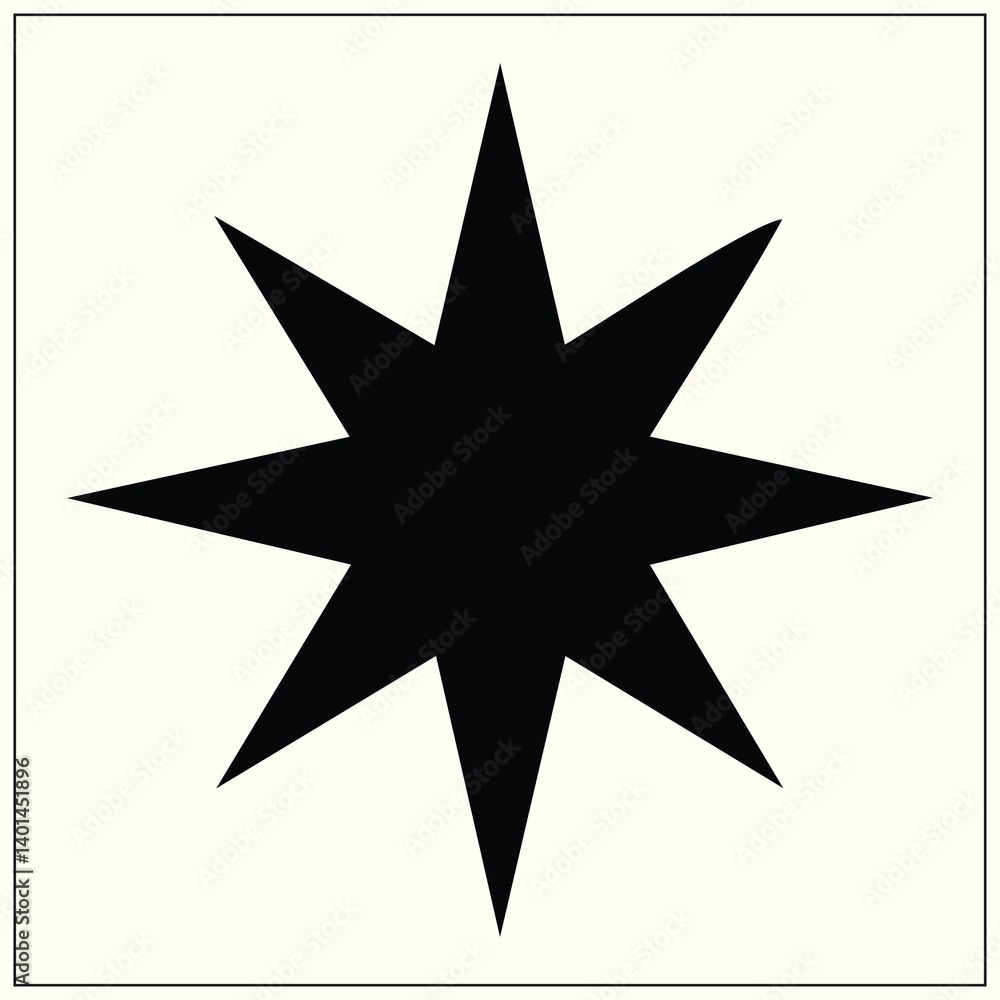 Silhouette of a Star Silhouette of a Star