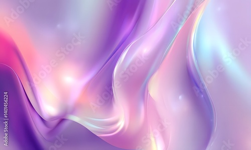 Wallpaper Mural Abstract background with flowing shapes in shades of purple pink and white creating a soft and dreamy effect Torontodigital.ca