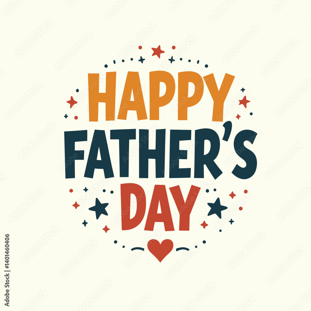 Fototapeta premium Legendary vector art Father Tee