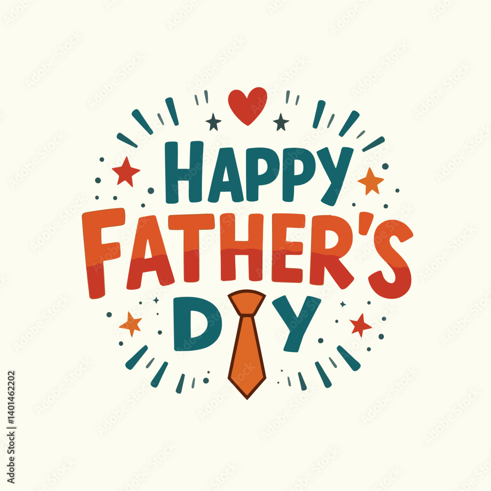 Obraz premium Holiday vector art Gift Dad Tee