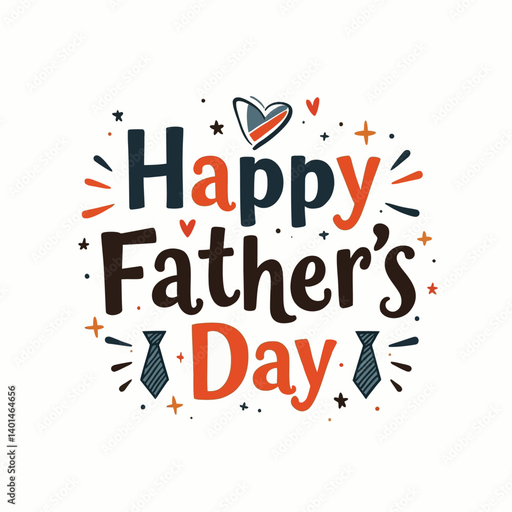 Obraz premium Classic vector art Dad Tee Look