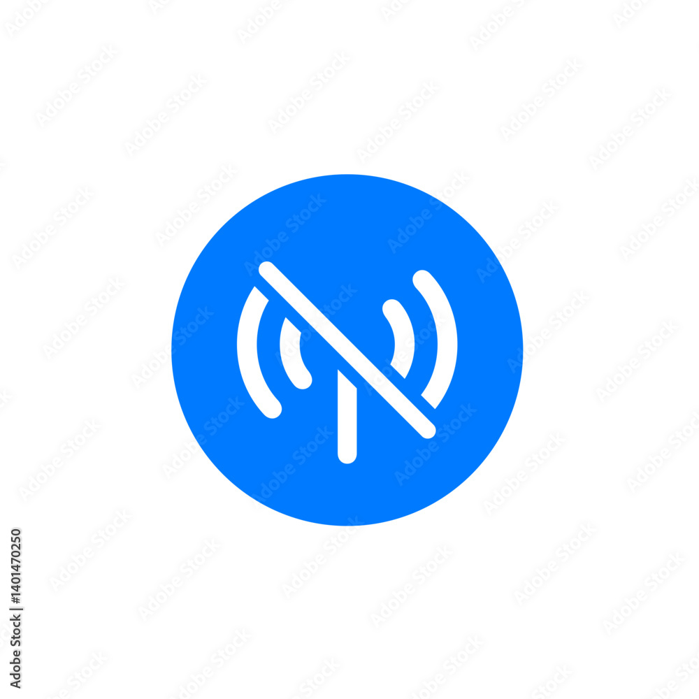 No Wi-Fi Signal Icon No Wi-Fi Signal Icon