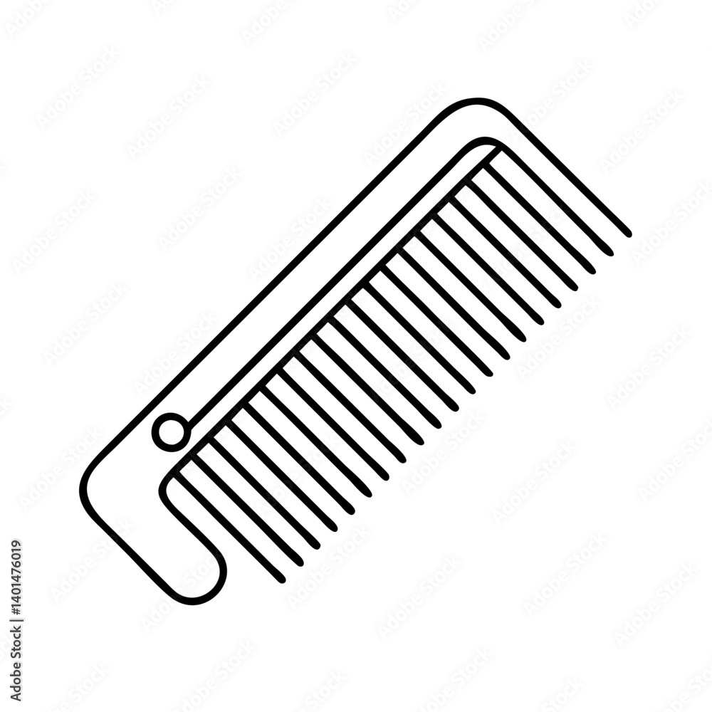 pet comb icon, pet comb line art - simple line art of pet comb, perfect for pet comb logos and icons pet comb icon, pet comb line art - simple line art of pet comb, perfect for pet comb logos and icons
