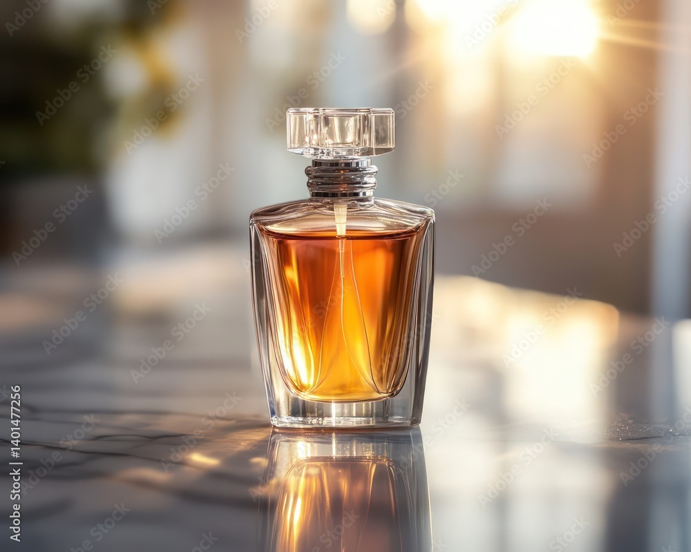 Amber perfume bottle display image Amber perfume bottle display image
