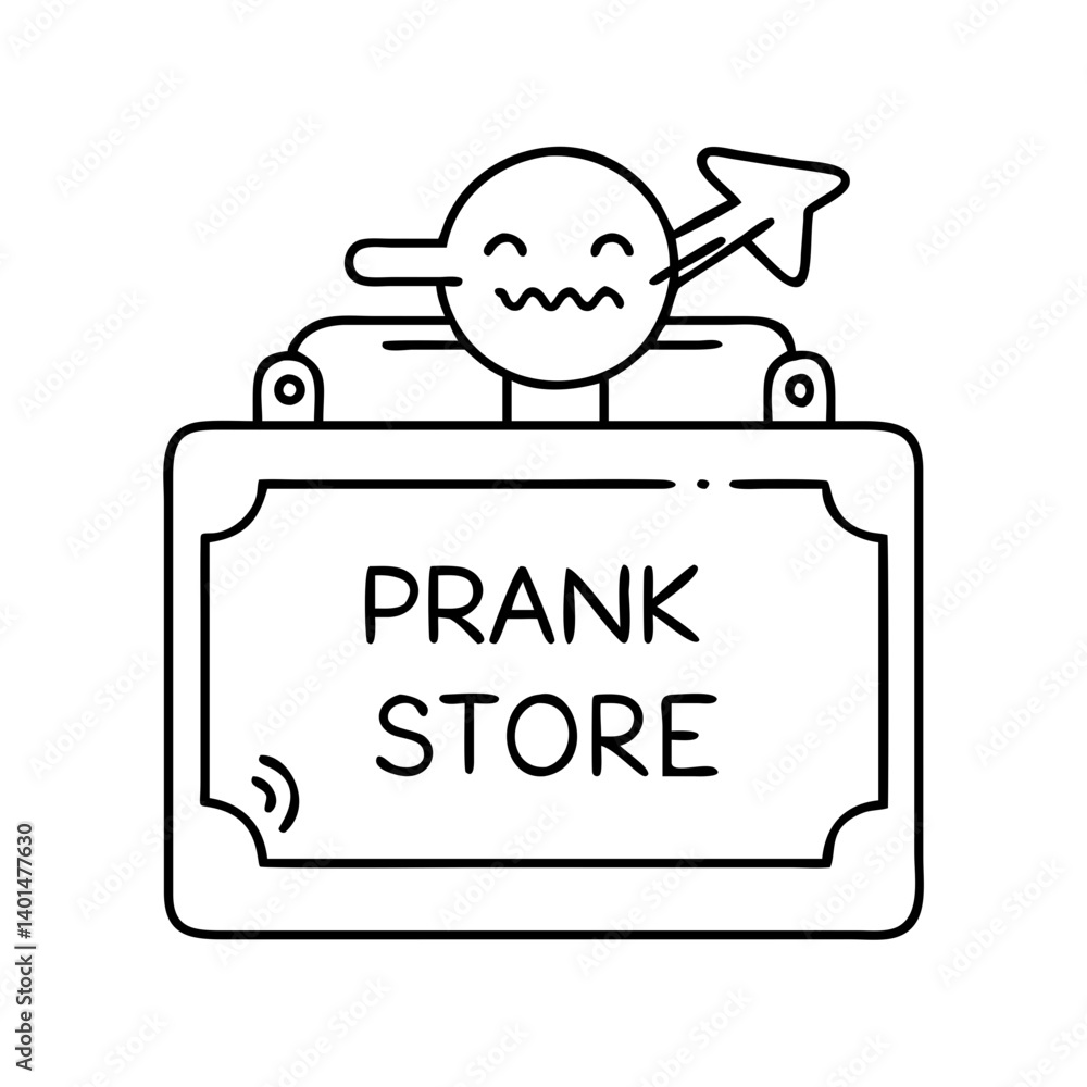 prank store sign icon, prank store sign line art - simple line art of prank store sign, perfect for prank store sign logos and icons prank store sign icon, prank store sign line art - simple line art of prank store sign, perfect for prank store sign logos and icons