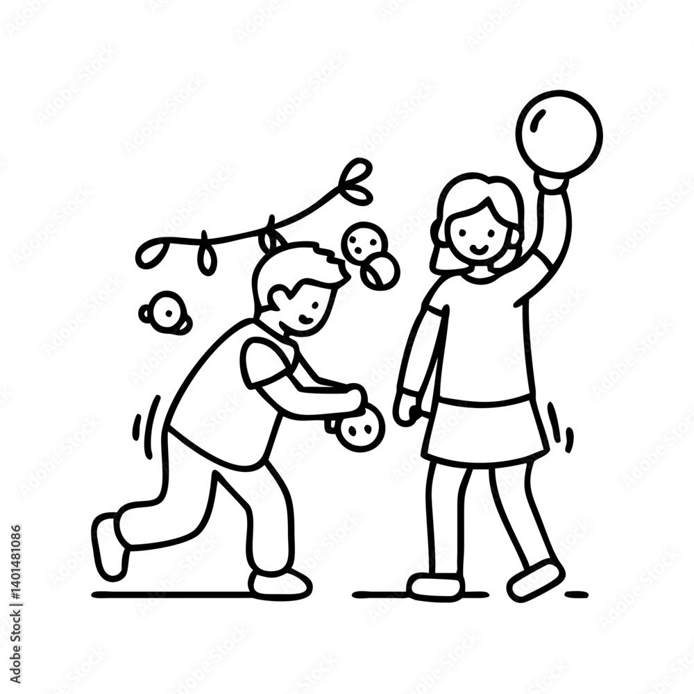 siblings playing icon, siblings playing line art - simple line art of siblings playing, perfect for siblings playing logos and icons siblings playing icon, siblings playing line art - simple line art of siblings playing, perfect for siblings playing logos and icons