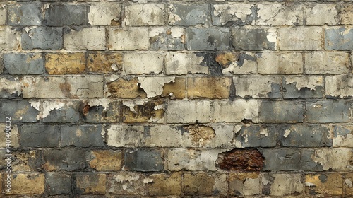 Weathered Brick Wall Texture: A Rustic Architectural Background
