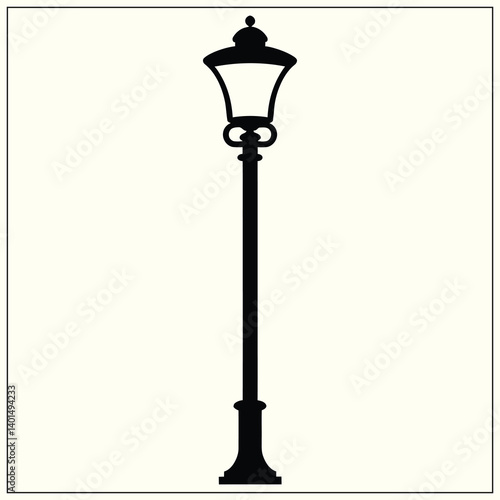 old street lamp