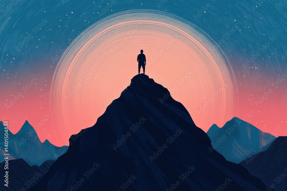 Contemplative Soul on Summit Gazing into the Infinite Cosmos: A Journey Beyond the Challenge of Mindfulness Contemplative Soul on Summit Gazing into the Infinite Cosmos: A Journey Beyond the Challenge of Mindfulness