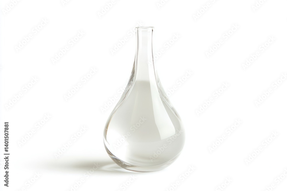A single drop of water, symbolizing purity and life, captured in perfect clarity against a clean white background. A single drop of water, symbolizing purity and life, captured in perfect clarity against a clean white background.