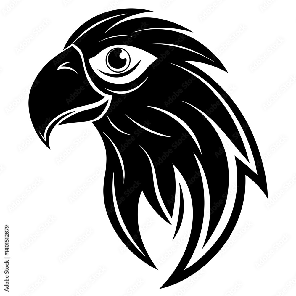 Obraz premium eagle head vector