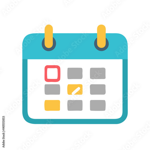 Calendar Date Scheduler Icon Representing Event Planning and Time Management