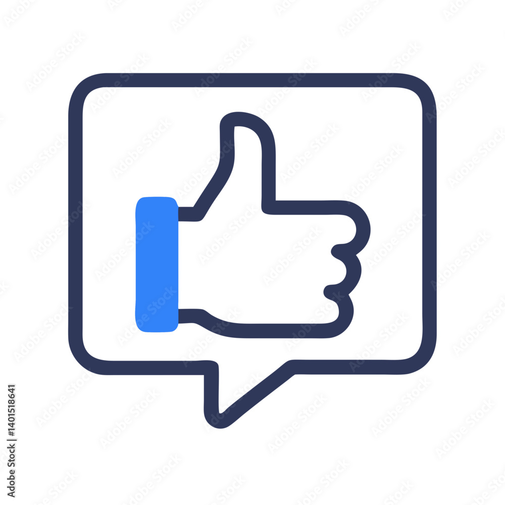 Thumbs Up Approval Icon Representing Positive Feedback and Agreement Gesture Thumbs Up Approval Icon Representing Positive Feedback and Agreement Gesture