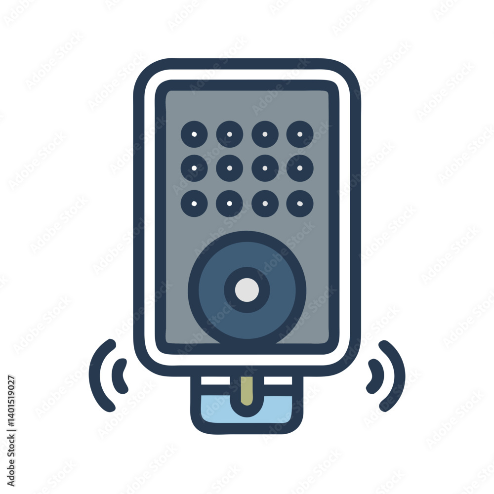 Wall-Mounted Speaker Icon Representing Audio Output Device for Surround Sound Systems
Wall-Mounted Speaker Icon Representing Audio Output Device for Surround Sound Systems