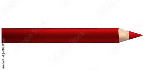 Lipliner Pencil On White Background, Finishing Touch Lip Pencil Vector Illustration.	