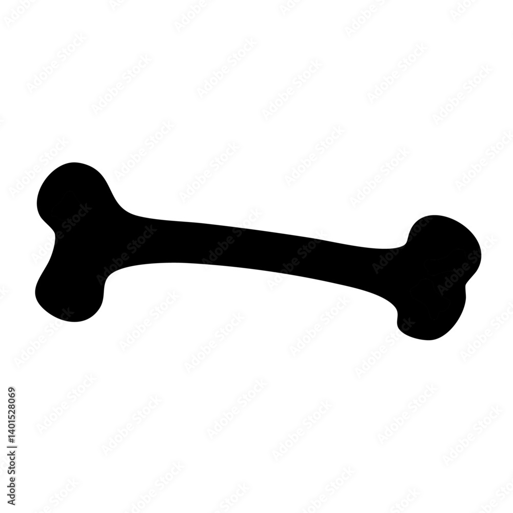 A femur bone vector icon with joint details A femur bone vector icon with joint details